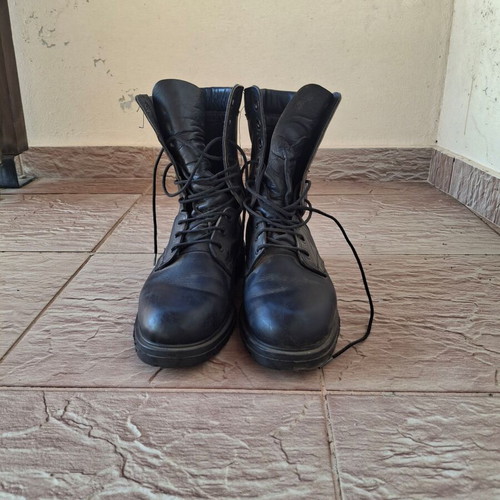 Greek black army boots size 42