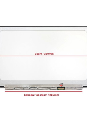 Laptop screen 15.6" FHD IPS 30-pin eDP for HP Pavilion 15-CS