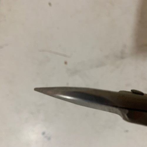 Mini metal sheet scissors for jewelry making used