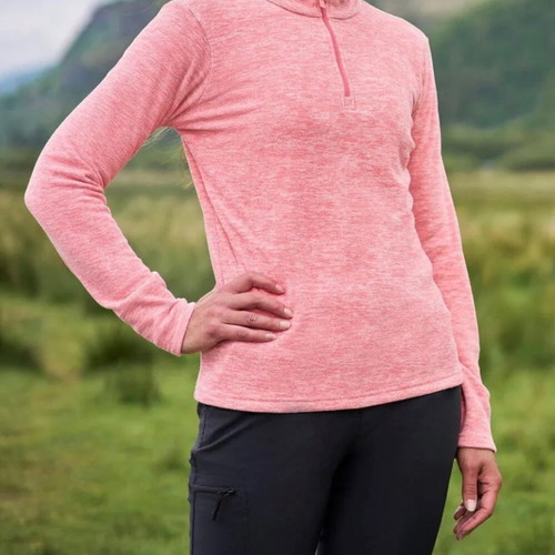 Mountain Warehouse Snowdon Melange women's fleece UK 12, coral