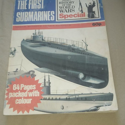 Purnell's History of the World Wars The First Submarines used book