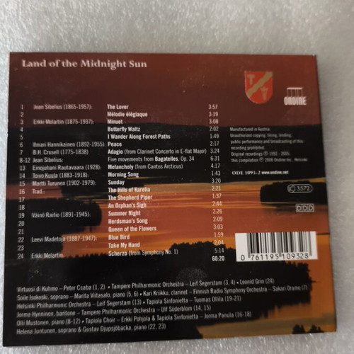 Land of the Midnight Sun CD like new, classical music
