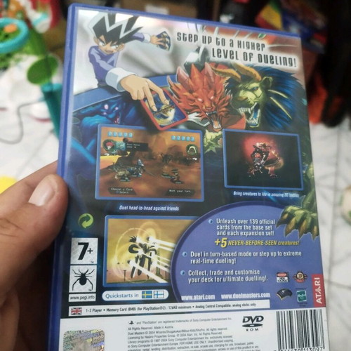 Duel Masters PlayStation 2 used, tested functional without manual