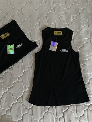 Corteiz Tank Top μαύρο καινούργιο με καρτελάκι, μεγέθη S-XL
