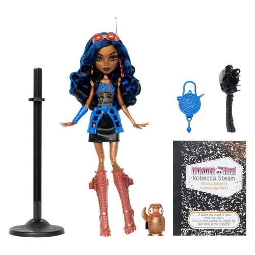 Monster High Robecca Steam doll new with accessories