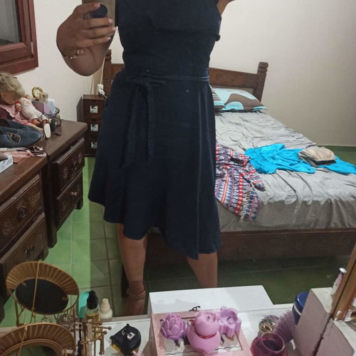 Coast dress used, dark blue, size L