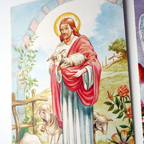 Vintage 1970s Greek Easter postcards set of 8, new