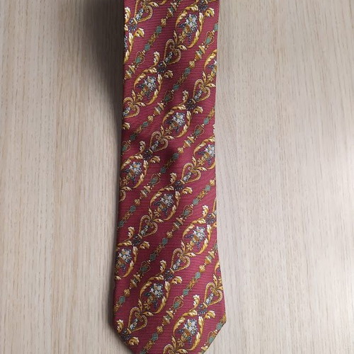 S.T. Dupont silk men's tie like new red