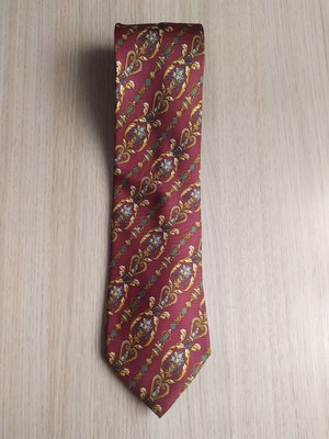Мъжка копринена вратовръзка S.T. Dupont като нова червена