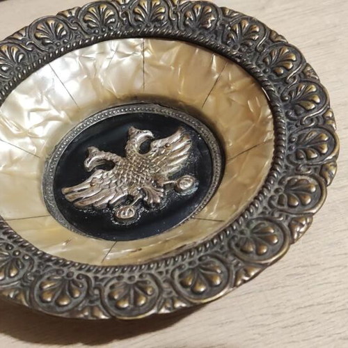 Silver-plated wall plate used