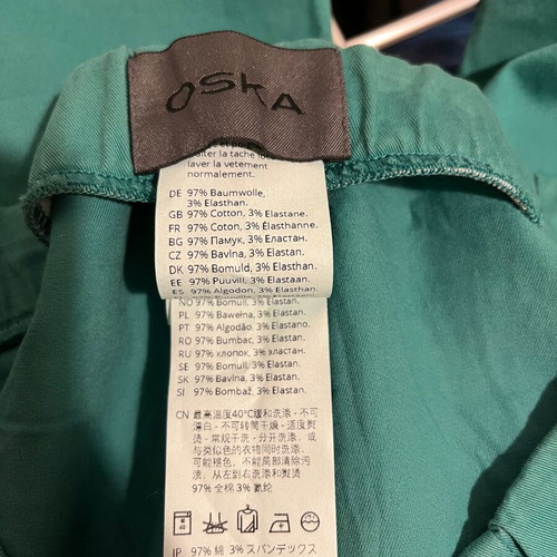 OSKA pants like new, size 38, green
