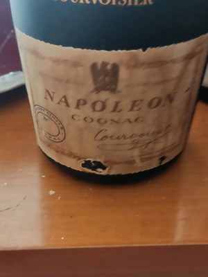 Napoleon Courvoisier 1980 used, 1 liter, sealed
