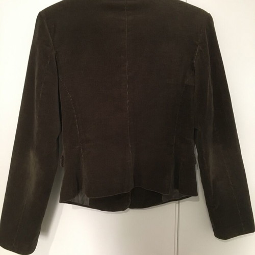 Julia Bergovich women's suit like new, dark green corduroy, size S and 34