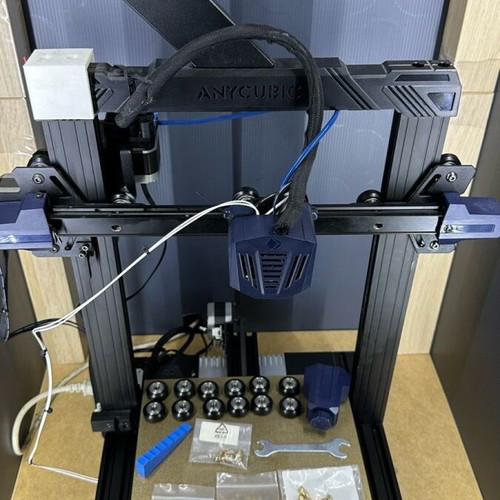 3d printer ANYCUBIC Kobra Go σαν καινούργιο με αναβαθμίσεις και αξεσουάρ