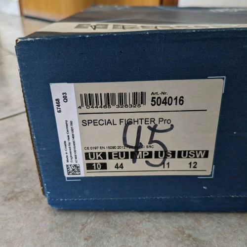 Haix Special Fighter Pro boots size 45 used, black