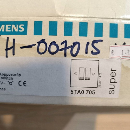 Siemens super 5ΤΑΟ 705 switches new pack of 12 pieces