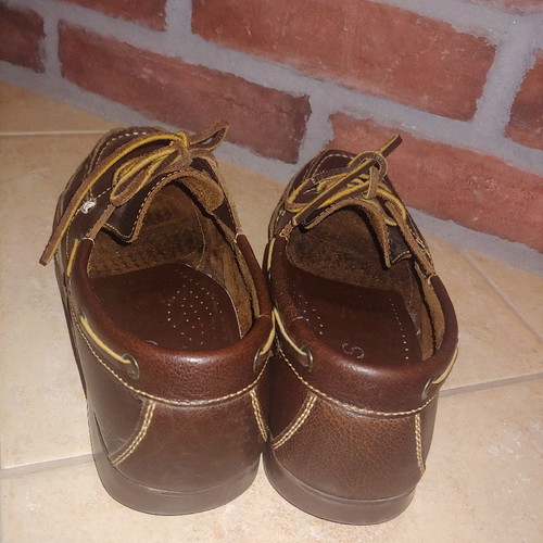 Leather sailing shoes size 41 brown like new