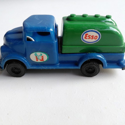 Esso Vintage Fuel Tanker Truck Greek Made 70s, new