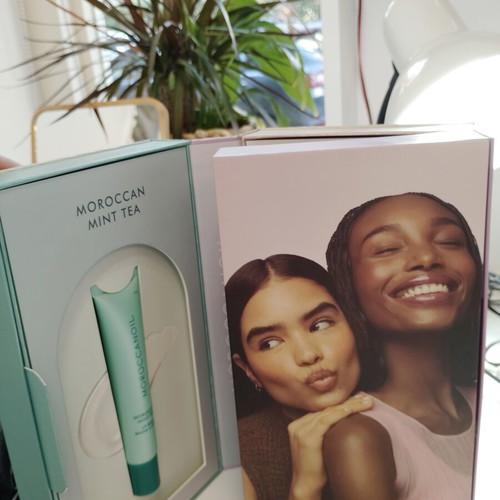 Moroccanoil lip balm collector's edition, set of three, new
