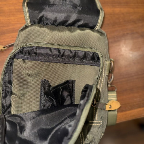 Camel Active shoulder bag, dark green