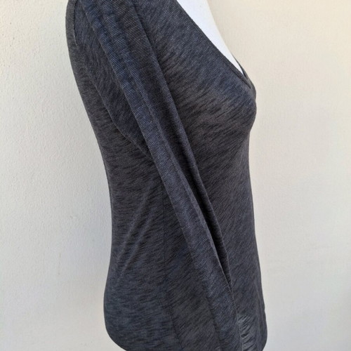 Stradivarius blouse dark gray like new, size M