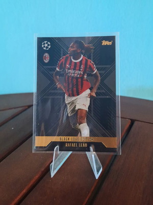 Rafael Leao Black Edge Edition Match Attax 2025 card mint condition
