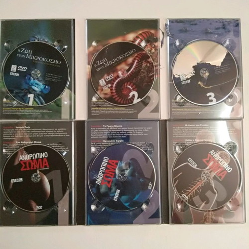 Documentary DVDs used, pack of 30