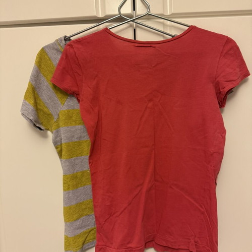 Disney short-sleeve t-shirt set used, size medium, gray and red
