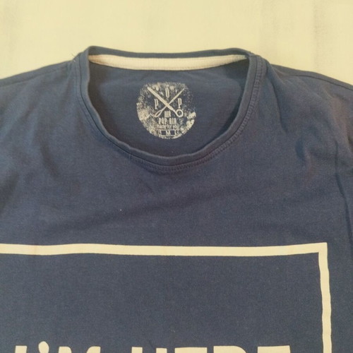 Tshirt blue size M like new, worn once