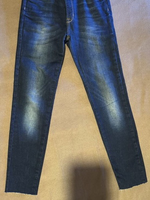 Stradivarius women's skinny jeans, dark blue, size S