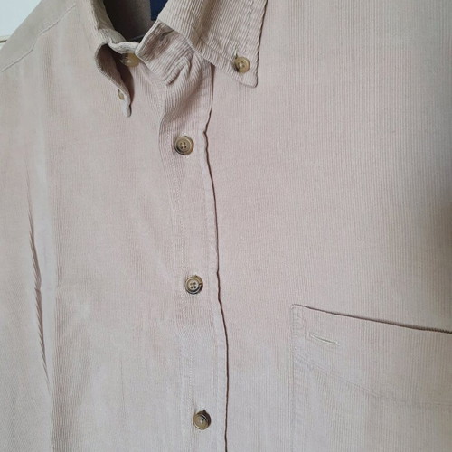 Massimo Dutti men's corduroy shirt like new, beige, size L