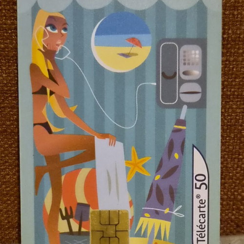 France Télécom Les Cabines phone card set used, 4 cards 2001