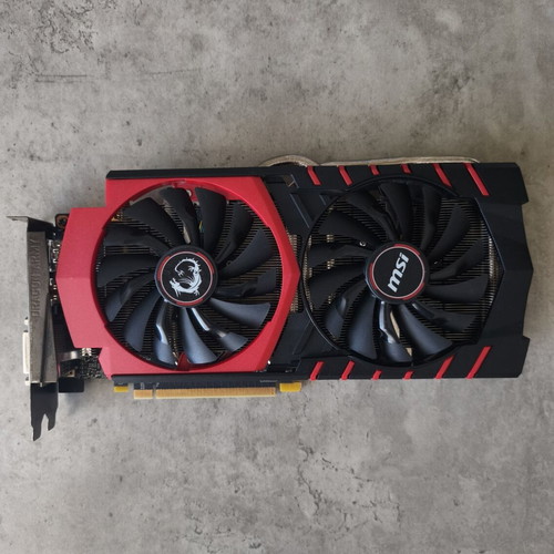 MSI Geforce GTX 970 4GB Gaming X graphics card used, Dragon Army edition