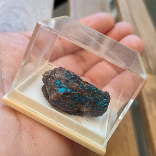 Chalcopyrite Crystal Natural Sample from Mexico used in Box
