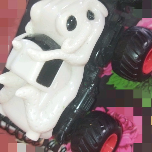 Hotwheels Monsterjam White Dog used collectible toy car