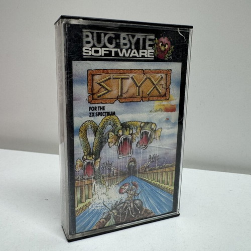 Styx ZX Spectrum game used, Bug-Byte Software 1983