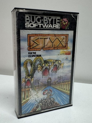 Styx ZX Spectrum game used, Bug-Byte Software 1983