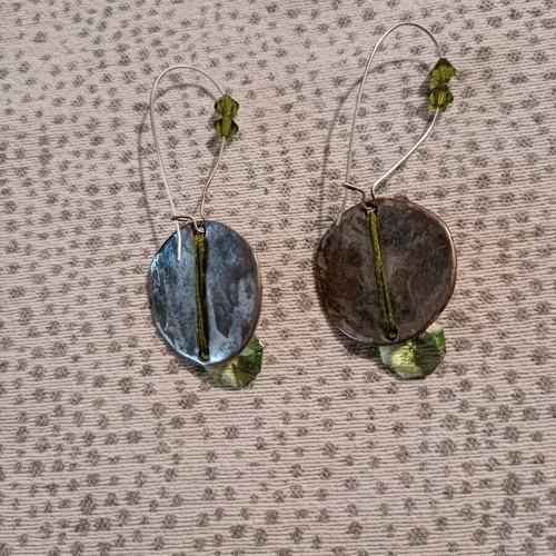 Earrings like new, handmade