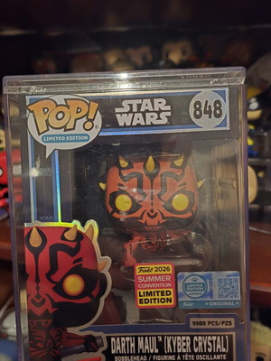 Funko Pop Star Wars Darth Maul Kyber Crystal limited edition