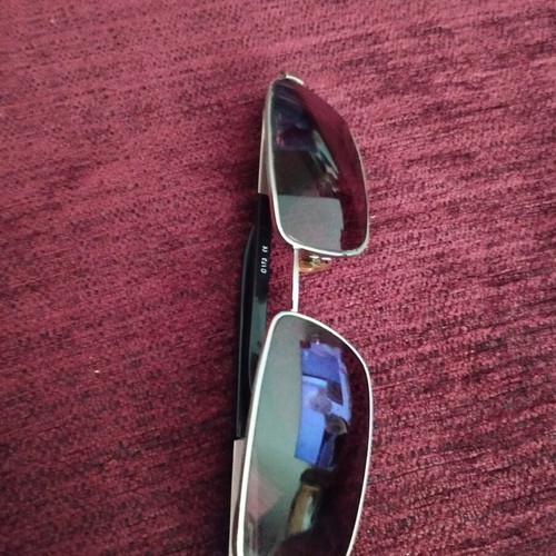 Essel Vintage Sunglasses Frame used, narrow rectangular metal