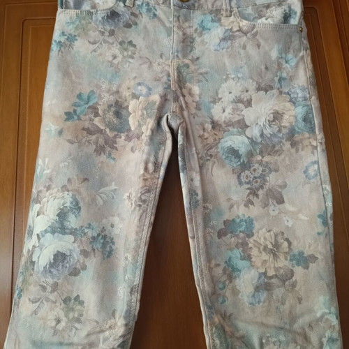 Floral pants like new, size 36, small