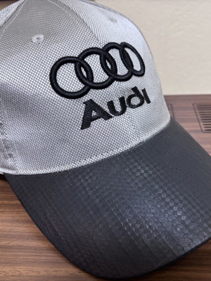 Audi hat used, gray, size L XL