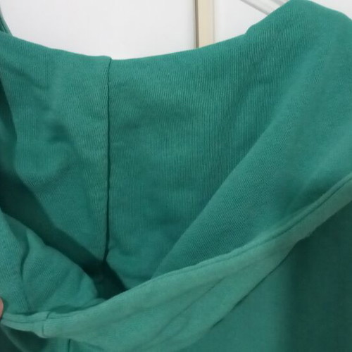 Zara hoodie green size 13-14 years like new with minor hood defect