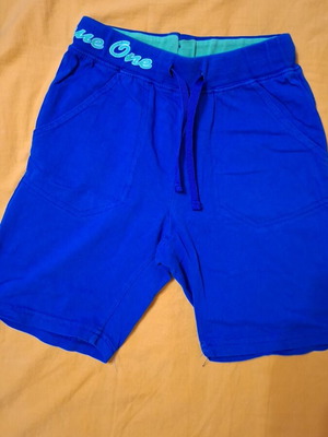 Boys' shorts, blue, size 116 cm