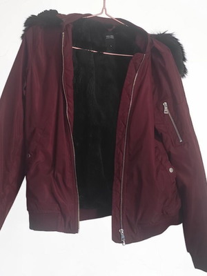 Calliope jacket new, burgundy, short, size L, slim fit