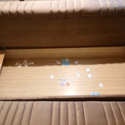 Sofa like new with storage space 1.90×1.10 in excellent condition