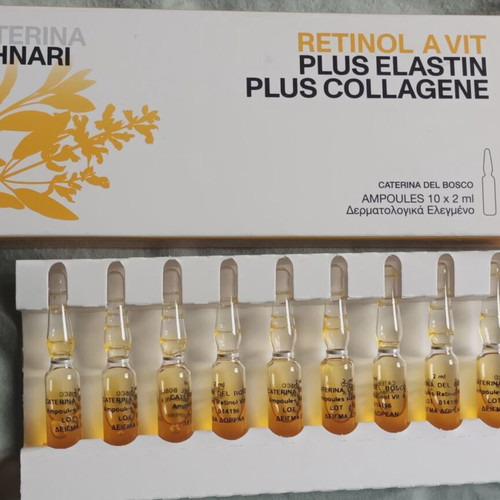Caterina Chnari Retinol Ampoules with Elastin and Collagen, new, 10 pieces