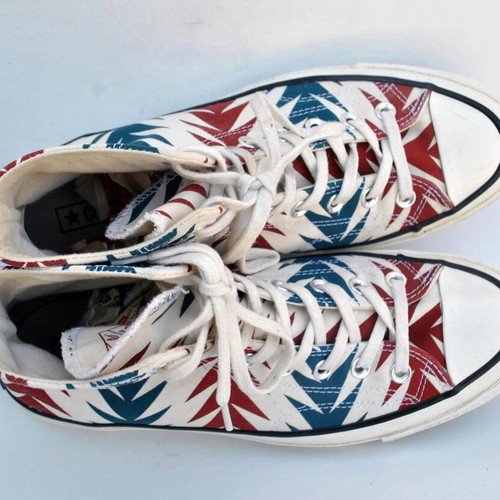 Converse All Star Chuck Taylor Aztec Pattern High Top Sneakers, size 39