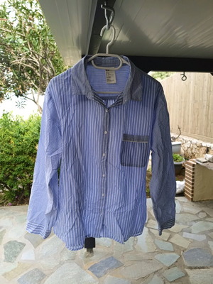H&M blue blouse women size M