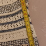 Πλεκτό φανελάκι Pull and Bear καινούργιο, small, λευκό και μπλε